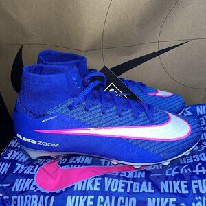 NEW Nike Mercurial Superfly 10 Elite Racer Blue FQ8339-446 Mens 6 Womens 7.5
